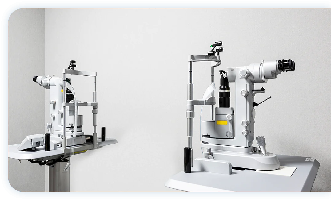 緑内障・網膜疾患などの各種レーザー治療に対応